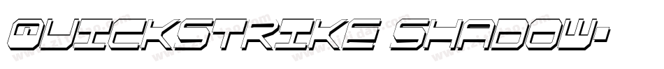 QuickStrike Shadow字体转换